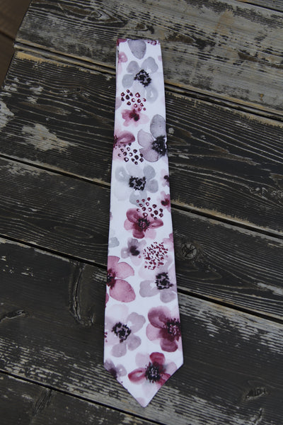 mulberry petal necktie