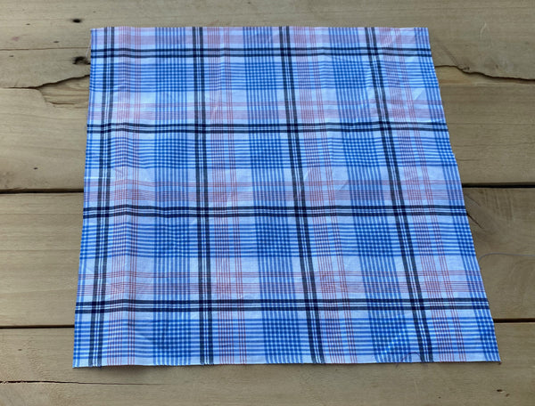 Shirt Plaid Mask