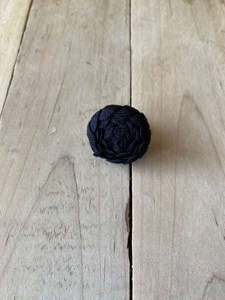 boss black lapel pin