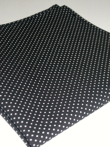 black pin dot pocket square