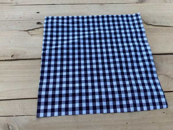 Black & White Check Mask