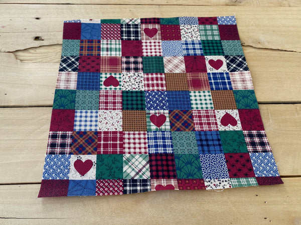 Quilted Heart Mask