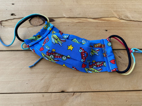Planes, Trains & Automobiles Kids Mask 
