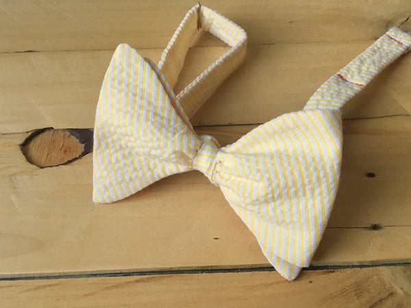 yellow seer bow tie