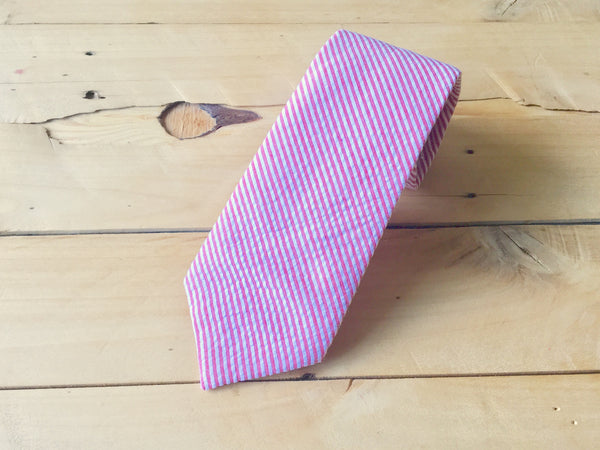 pink seer necktie