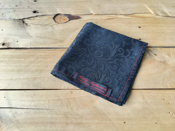 black finesse pocket square