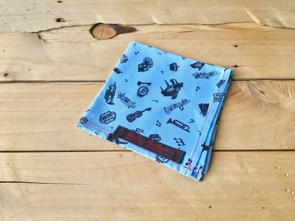 carolina blues pocket square