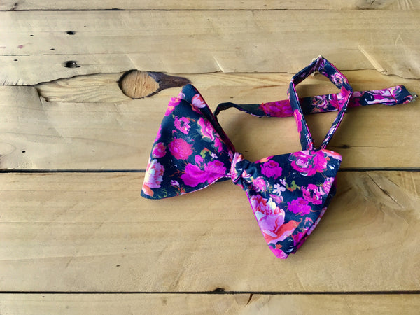 floral frenzy bow tie